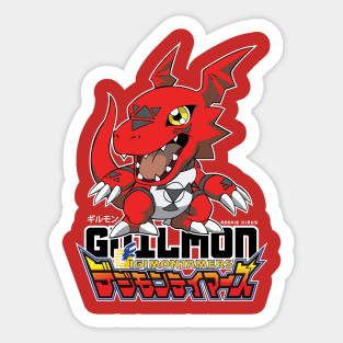 digimon tamers guilmon Sticker